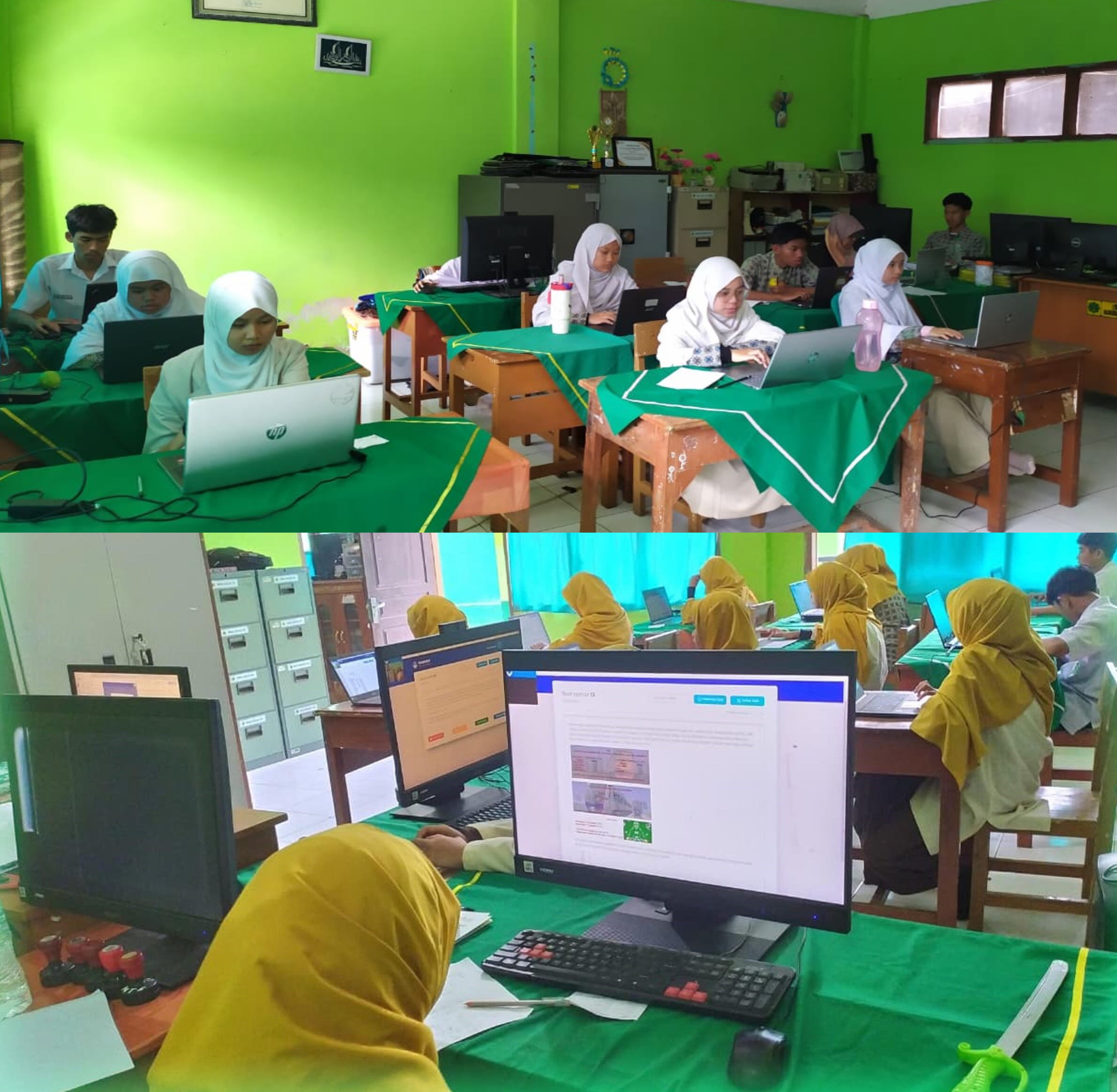 Pelaksanaan ANBK DI PPI 165 Arjasari  Tahun 2025/2026 (MA dan MTs Berjalan Lancar)