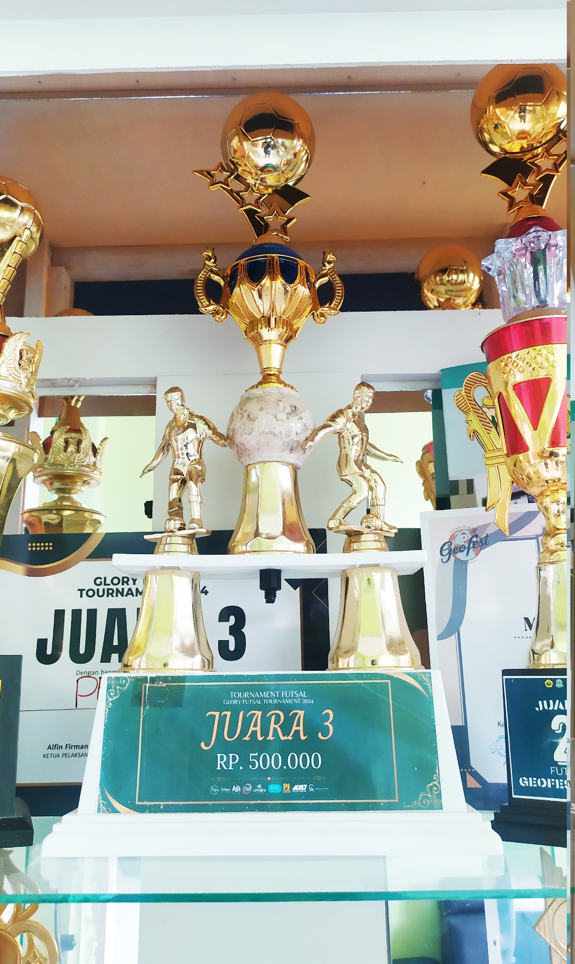 Juara 3 Turnamen Futsal Glory Futsal Kab.Bandung